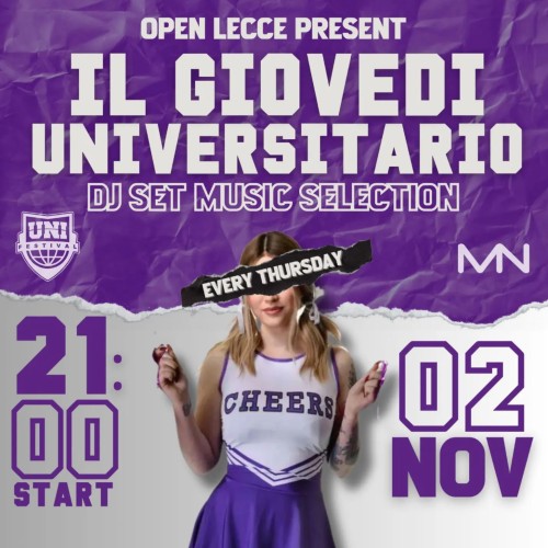 locandina giovedì universitario lecce spotted unisalento