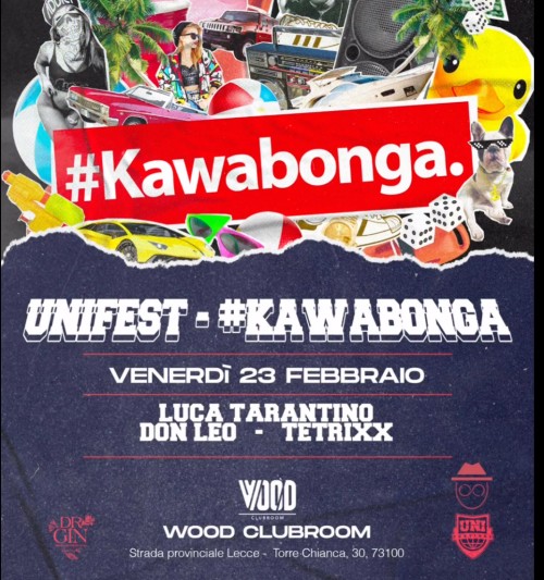 Locandina unifest event con spotted unisalento
